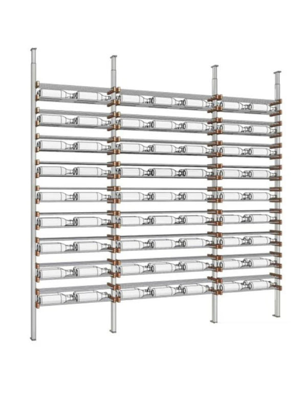 The Streamline, Walnut And Silver Metal