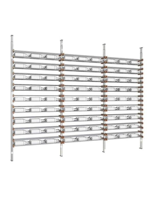 The Streamline, Walnut And Silver Metal
