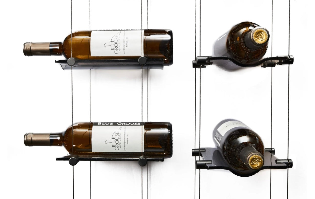 12 Bottle Float Cable Wine Racking Display Kit