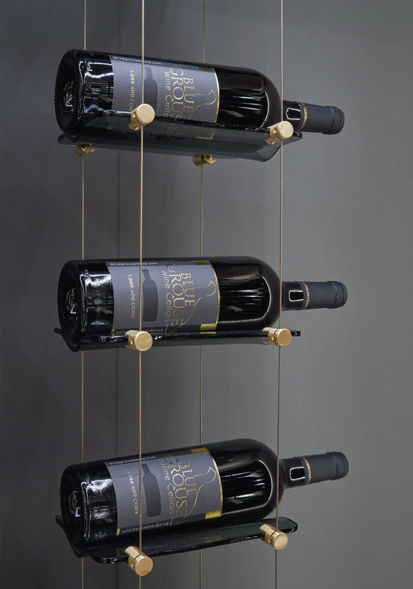 12 Bottle Float Cable Wine Racking Display Kit