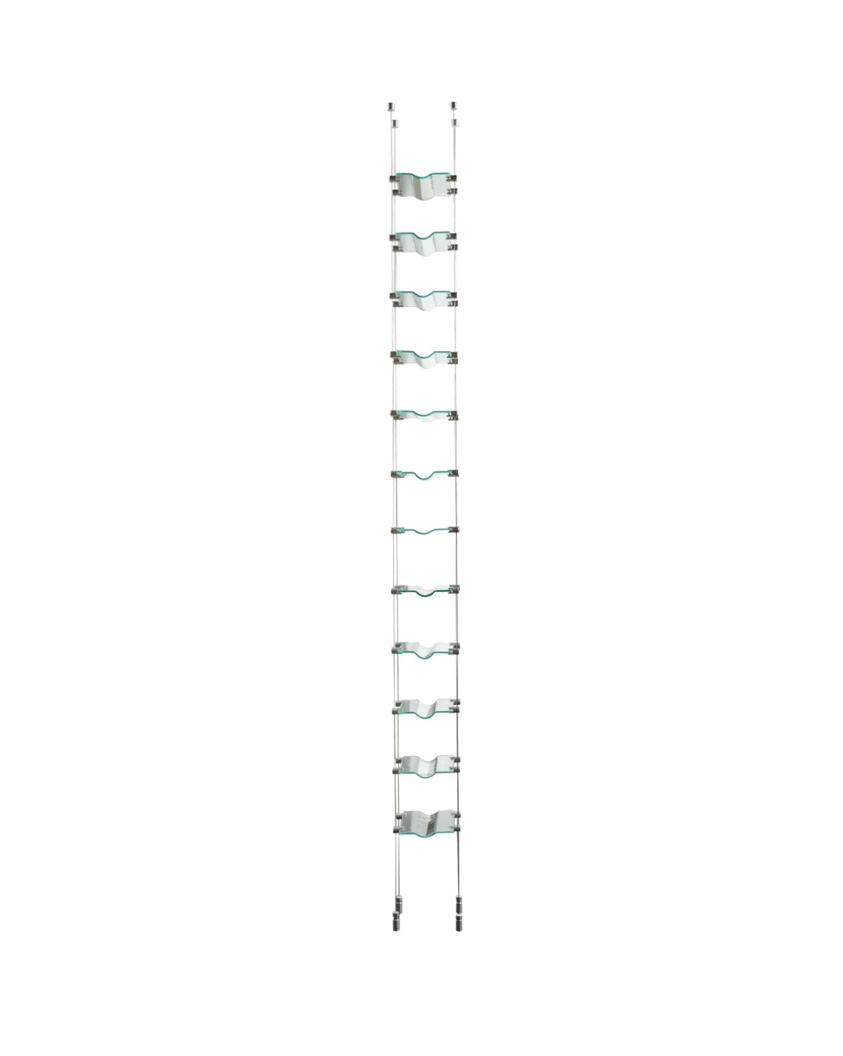 12 Bottle Float Cable Wine Racking Display Kit