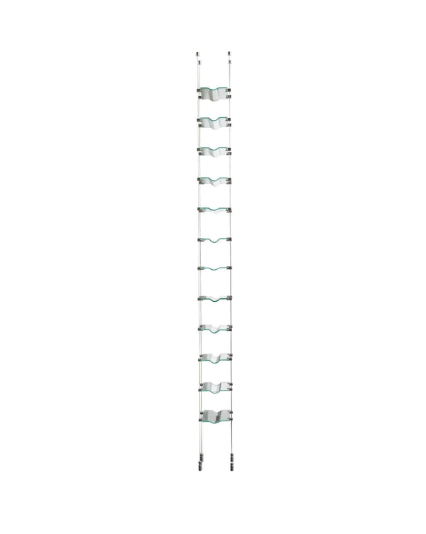 12 Bottle Float Cable Wine Racking Display Kit