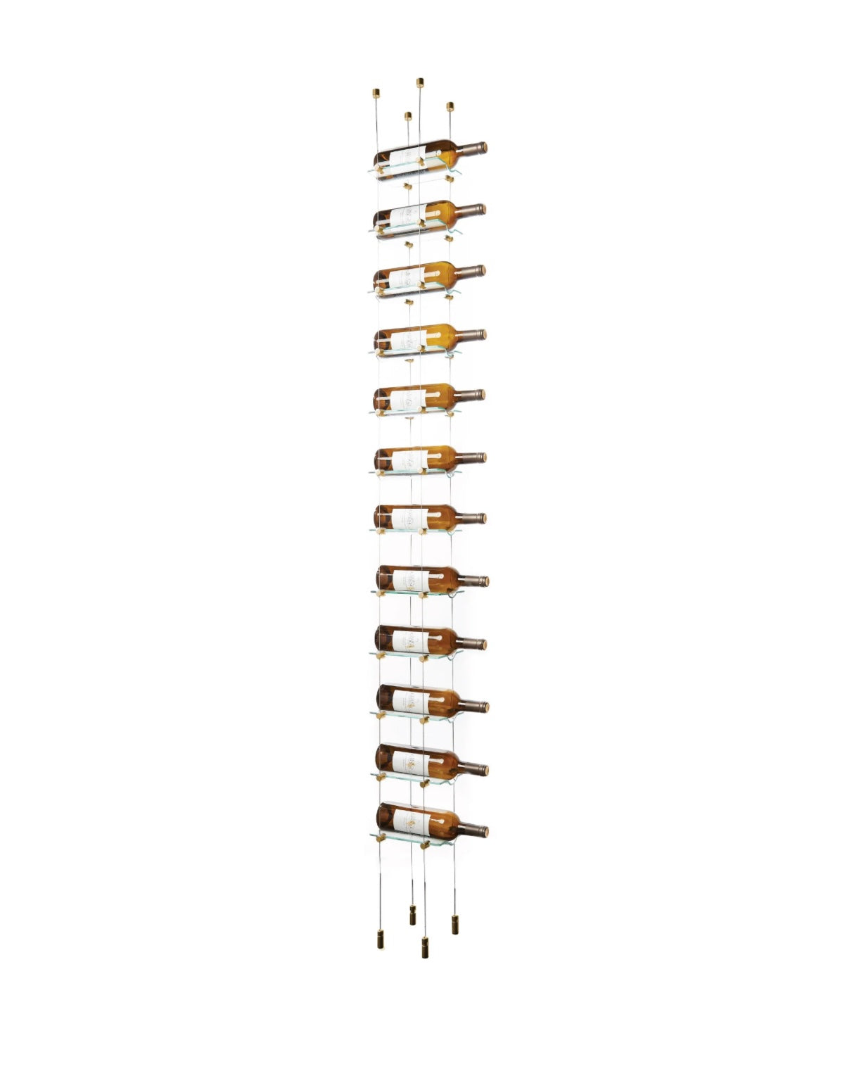 12 Bottle Float Cable Wine Racking Display Kit