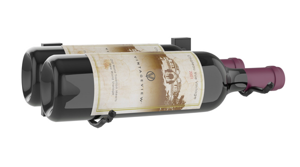 W Series Wine Rack Bottle Height (wall mounted metal wine storage)