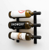 W Series Wine Rack 1 (modern wall mounted metal bottle storage)