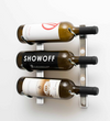 W Series Wine Rack 1 (modern wall mounted metal bottle storage)