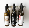 W Series Wine Rack 1 (modern wall mounted metal bottle storage)