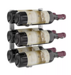 W Series Wine Rack 1 (modern wall mounted metal bottle storage)