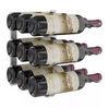 W Series Wine Rack 1 (modern wall mounted metal bottle storage)