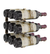 W Series Wine Rack 1 (modern wall mounted metal bottle storage)