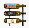 W Series Wine Rack 1 (modern wall mounted metal bottle storage)