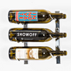 W Series Wine Rack 1 (modern wall mounted metal bottle storage)