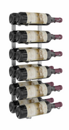 W Series Wine Rack 2 (wall mounted metal wine bottle storage)