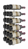W Series Wine Rack 2 (wall mounted metal wine bottle storage)