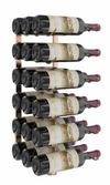 W Series Wine Rack 2 (wall mounted metal wine bottle storage)