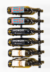 W Series Wine Rack 2 (wall mounted metal wine bottle storage)