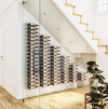 W Series Wine Rack 2 (wall mounted metal wine bottle storage)