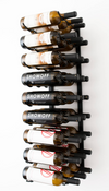 W Series Wine Rack 3 (wall mounted metal bottle storage)