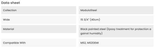 Modulosteel - Pack Of 3 Crossing Bar For L40 & L60