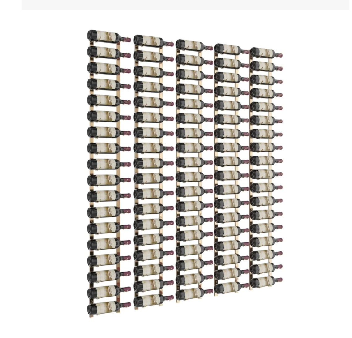 W Series Feature Wall 6 (wall mounted metal wine rack kit)