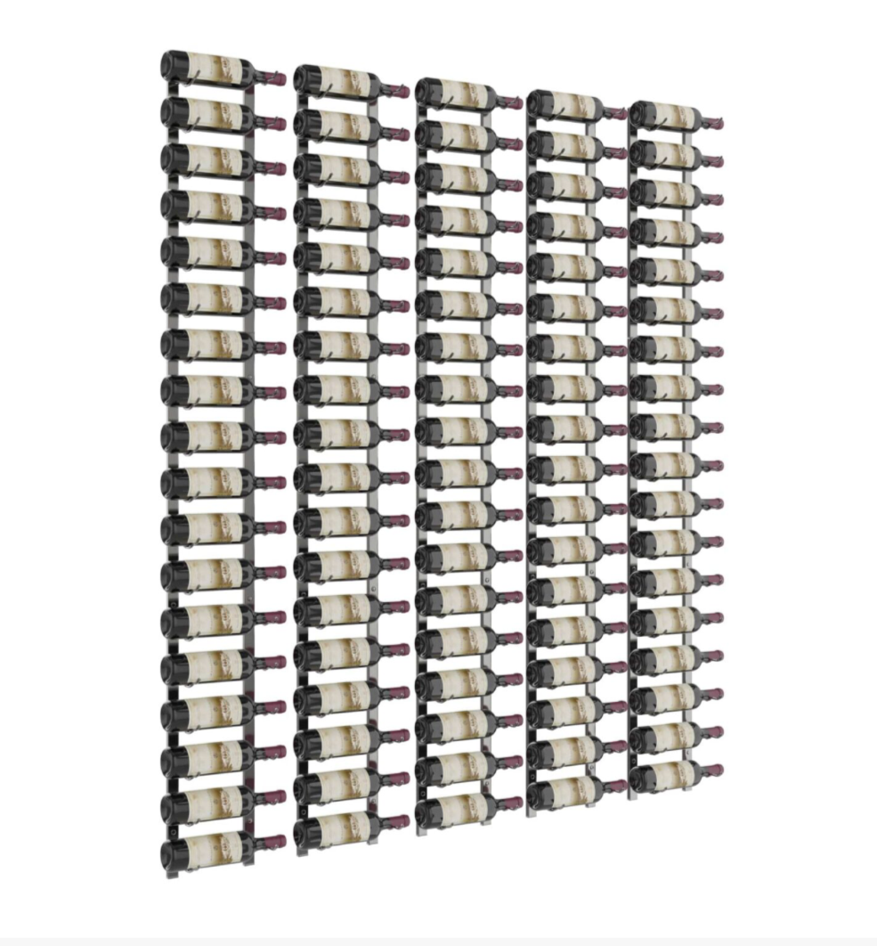 W Series Feature Wall 6 (wall mounted metal wine rack kit)