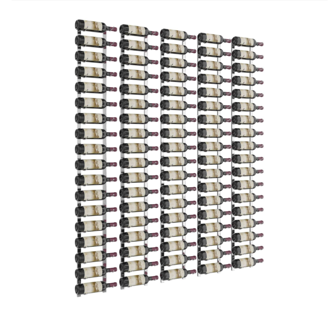 W Series Feature Wall 6 (wall mounted metal wine rack kit)