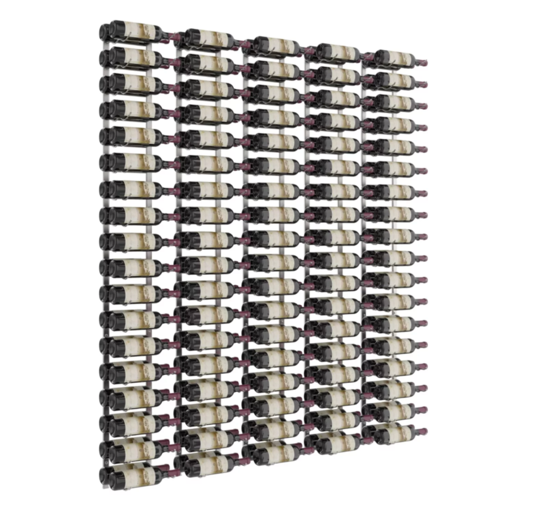 W Series Feature Wall 6 (wall mounted metal wine rack kit)