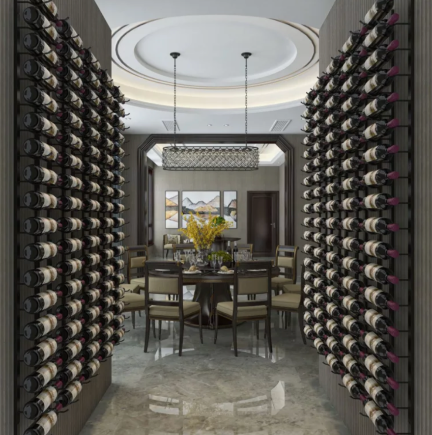 W Series Feature Wall 6 (wall mounted metal wine rack kit)