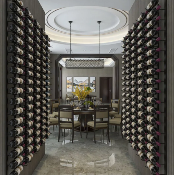 W Series Feature Wall 6 (wall mounted metal wine rack kit)