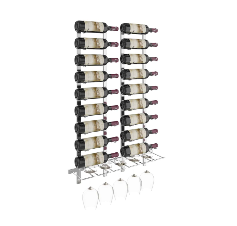 W Series Wet Bar (wall mounted metal wine rack kit)