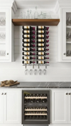 W Series Wet Bar (wall mounted metal wine rack kit)