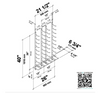 W Series Wet Bar (wall mounted metal wine rack kit)