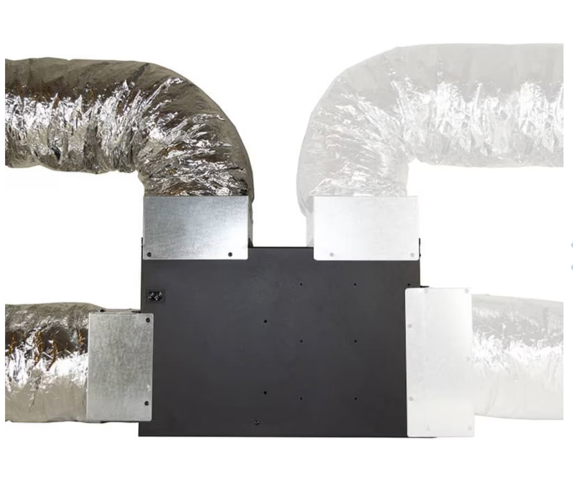 2000VS Self Contained 1/4 Ton & CellarPro 2000 VS Duct Kit Bundle (Hot Side)