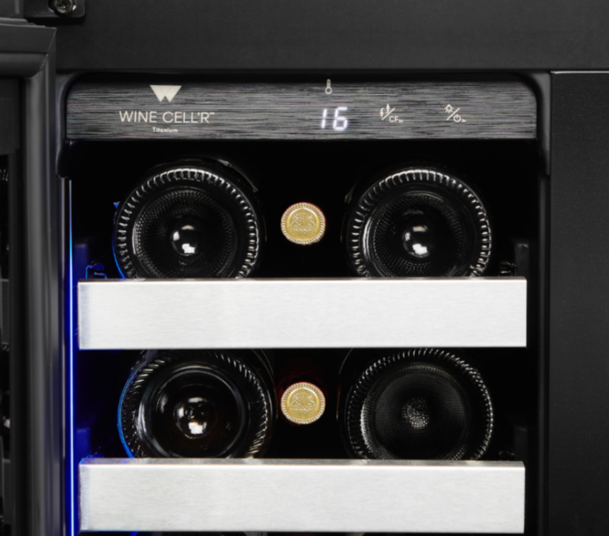 Breverage Center Wine Cell'R - Titanium - 2 Zones - 27 Bottles