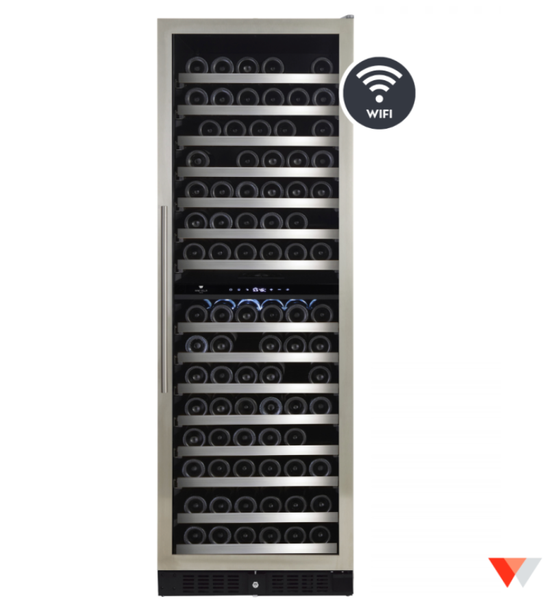 WineCell'R Cellar - Diamond - 2 Zones - 166 Bottles