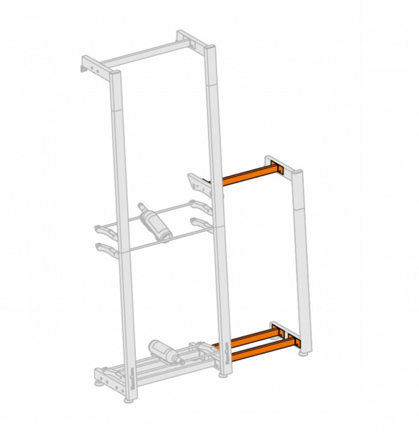 Modulosteel - Pack Of 3 Crossing Bar For L40 & L60