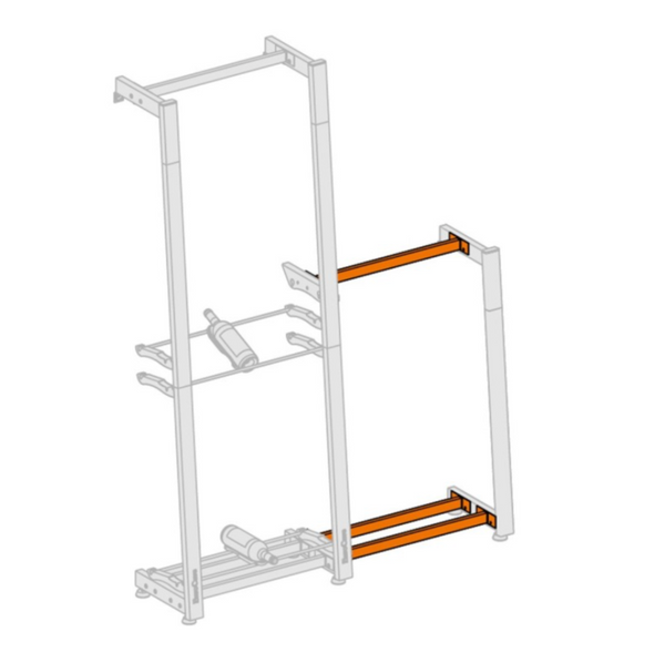 Modulosteel - Pack Of 3 Crossing Bar For L40 & L60