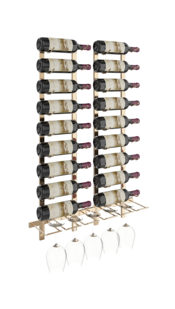 W Series Wet Bar (wall mounted metal wine rack kit)