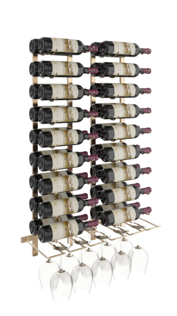 W Series Wet Bar (wall mounted metal wine rack kit)