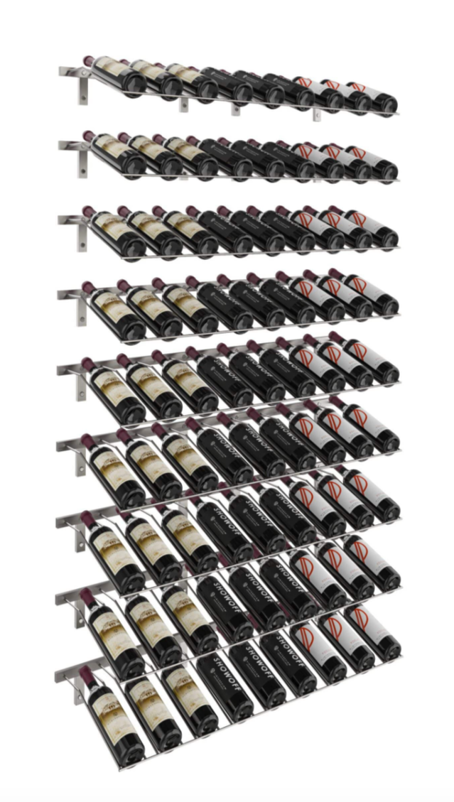 W Series Waterfall (wall mounted metal wine rack kit)