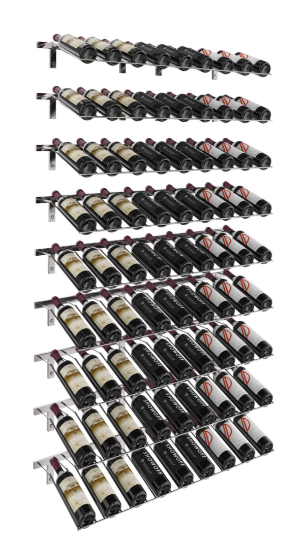 W Series Waterfall (wall mounted metal wine rack kit)