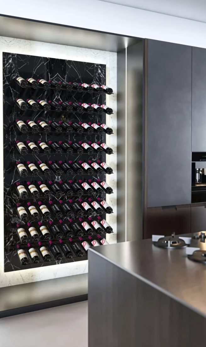 W Series Waterfall (wall mounted metal wine rack kit)