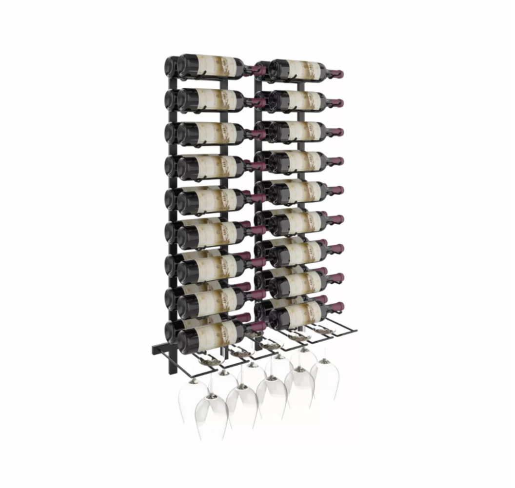 W Series Wet Bar (wall mounted metal wine rack kit)