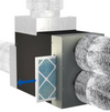 8200VSi Self Contained 1 Ton & 6200/8200 Duct Kit Bundle Hot Side + Inline Fan