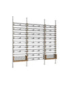 The U-Shelf, Walnut And Silver Metal