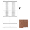 12 Column Rack & CASE - 750ml Bottles