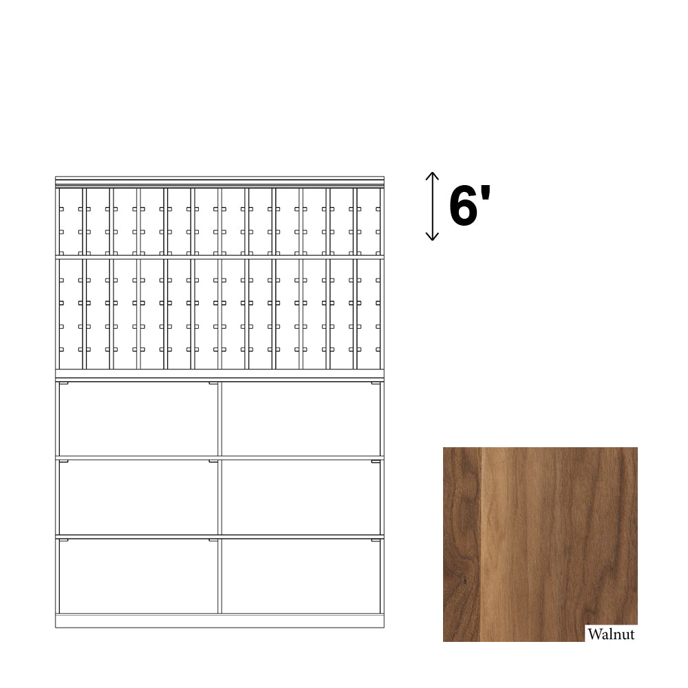 12 Column Rack & CASE - 750ml Bottles