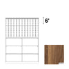 12 Column Rack & CASE - 750ml Bottles