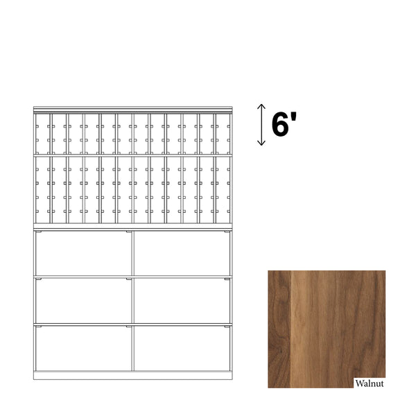 12 Column Rack & CASE - 750ml Bottles