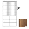 12 Column Rack & CASE - 750ml Bottles